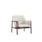 Manhattan Comfort Miller Accent Chair in Cream and Walnut AC007-CR - alternate 1